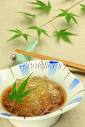 柿酢味のところてん