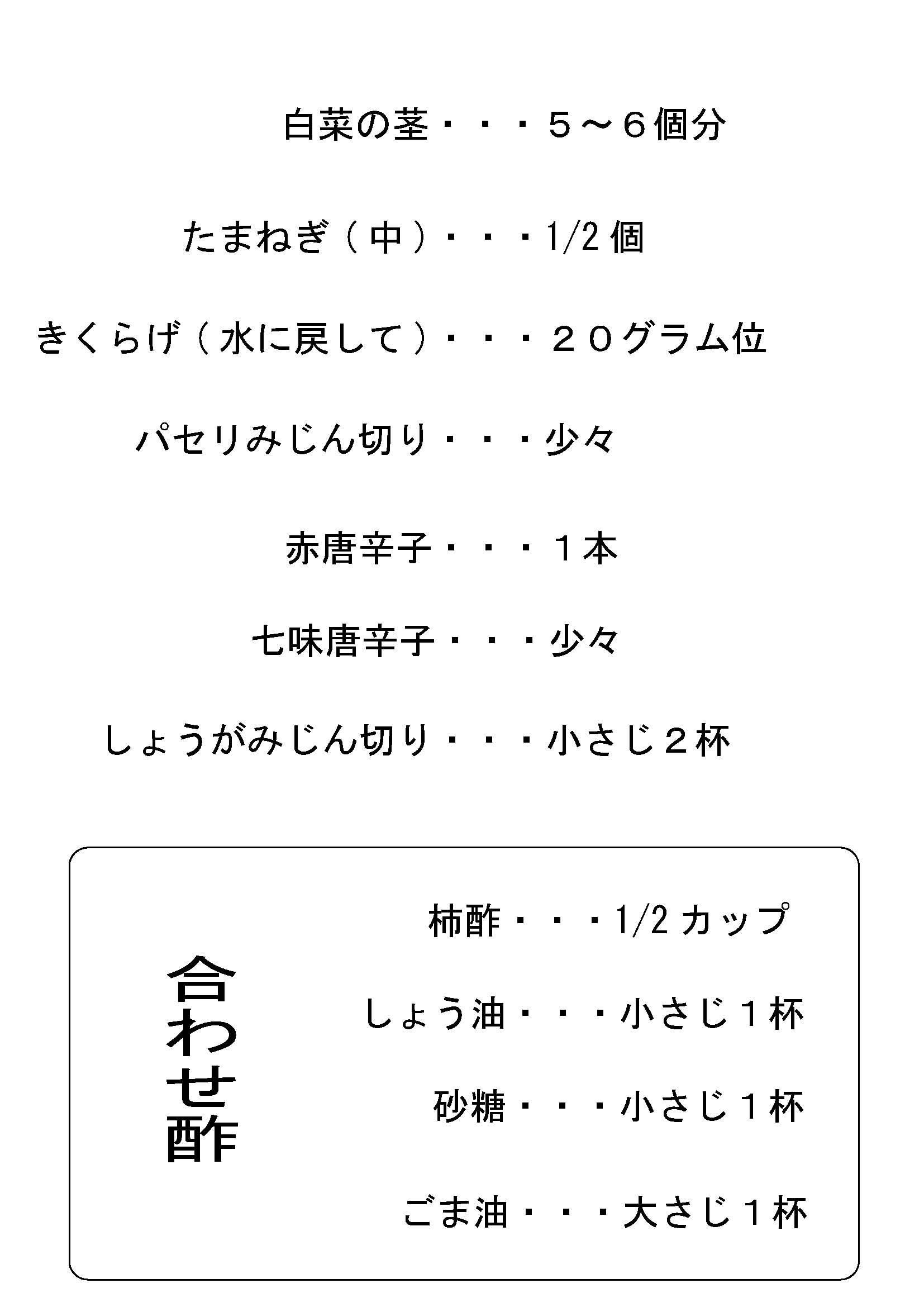 酵素の材料
